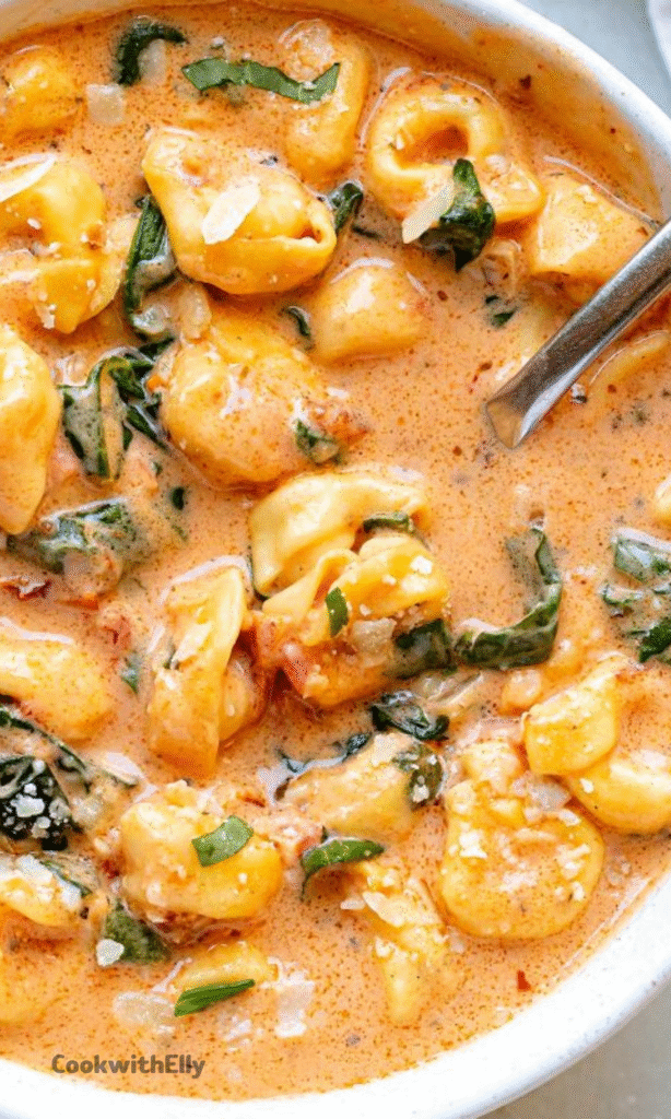 Ang’s Creamy Tortellini Soup Recipe