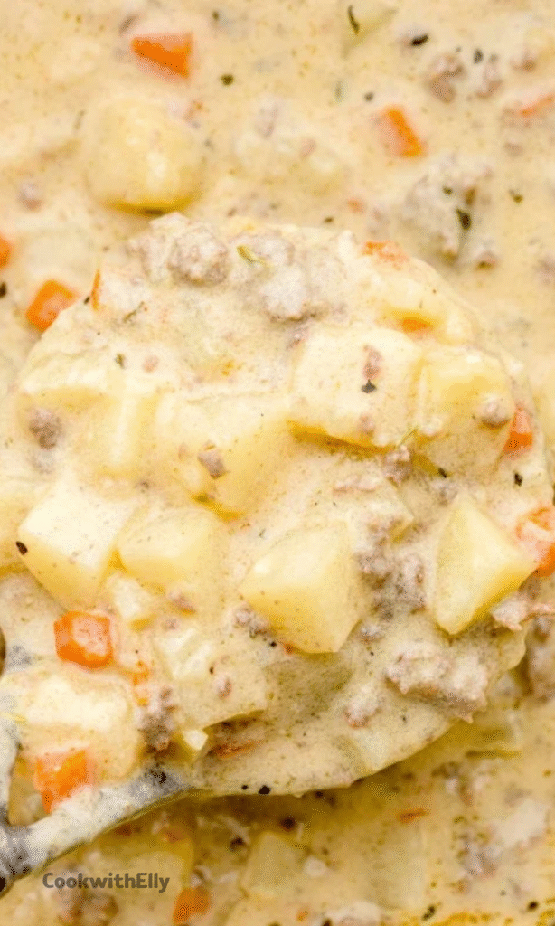 Award Winning Cheeseburger Soup Recipe