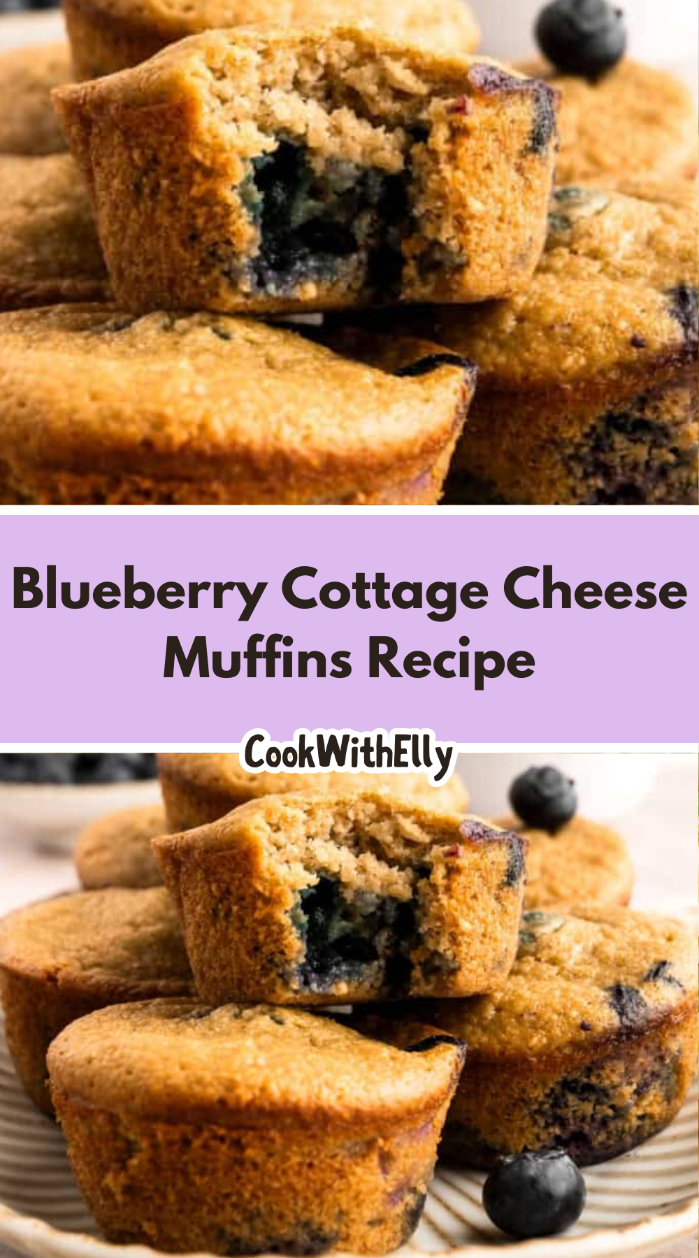 Blueberry Cottage Cheese Muffins Recipe Pinterest