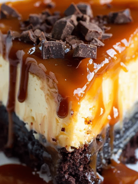 Caramel Brownie Cheesecake Recipe