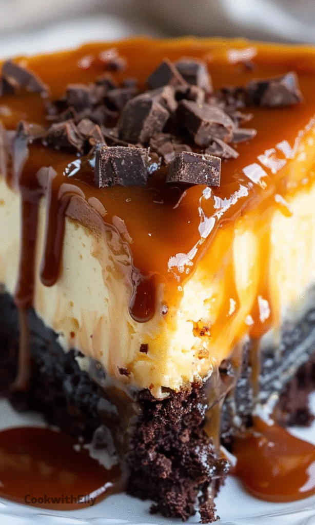 Caramel Brownie Cheesecake Recipe