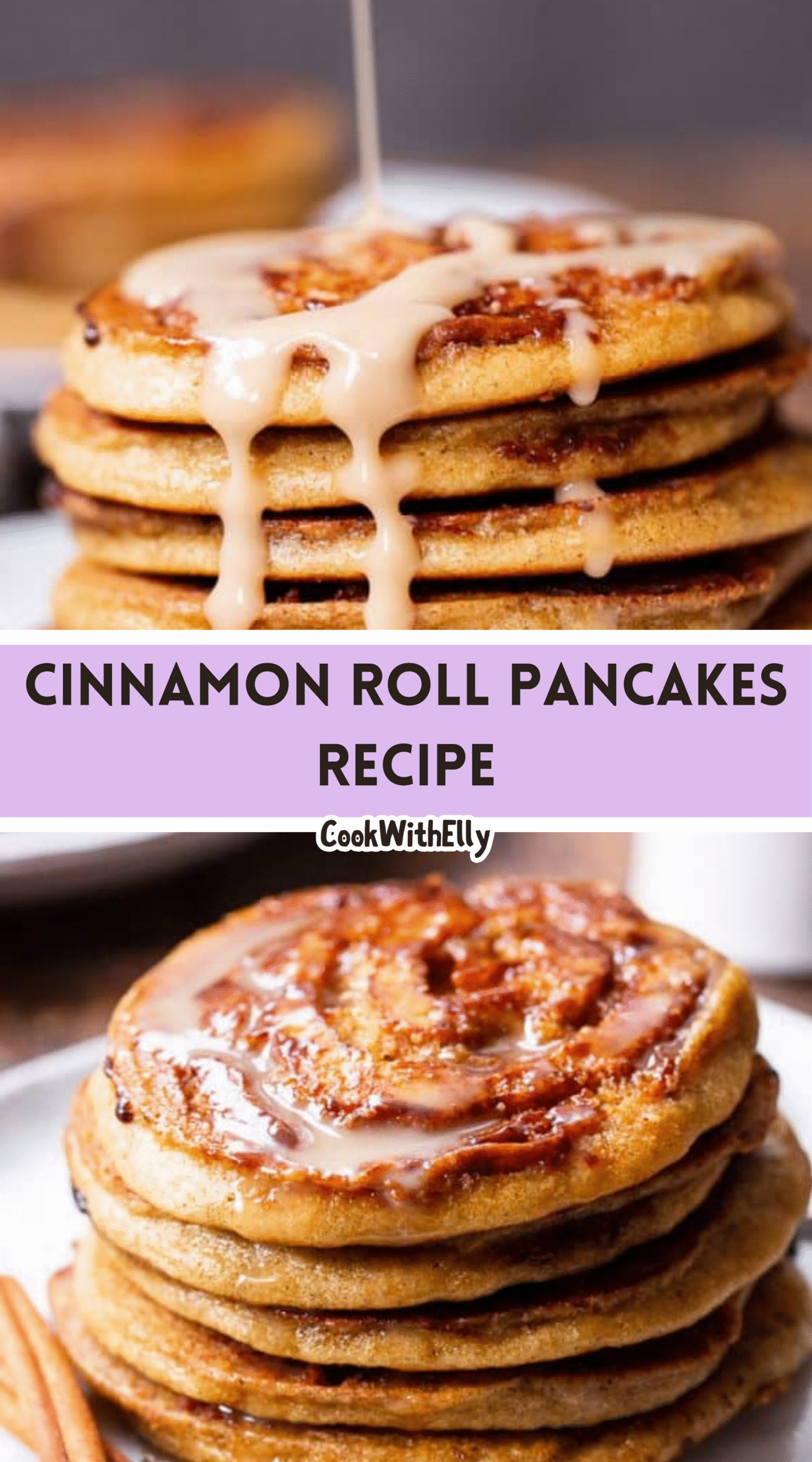 Cinnamon Roll Pancakes Recipe