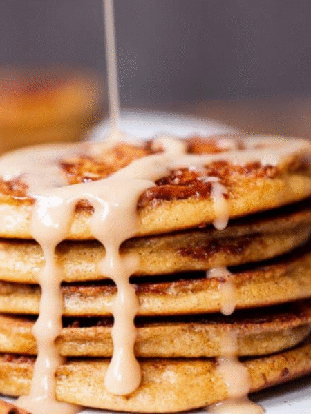 Cinnamon Roll Pancakes Recipe
