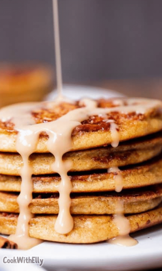 Cinnamon Roll Pancakes Recipe