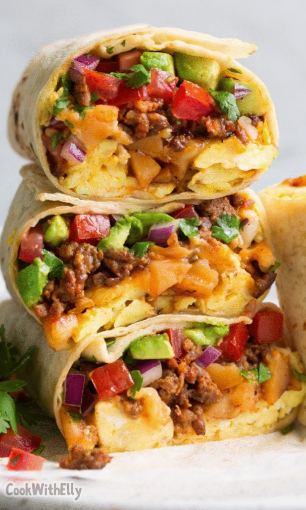 Easy Breakfast Burritos Recipe