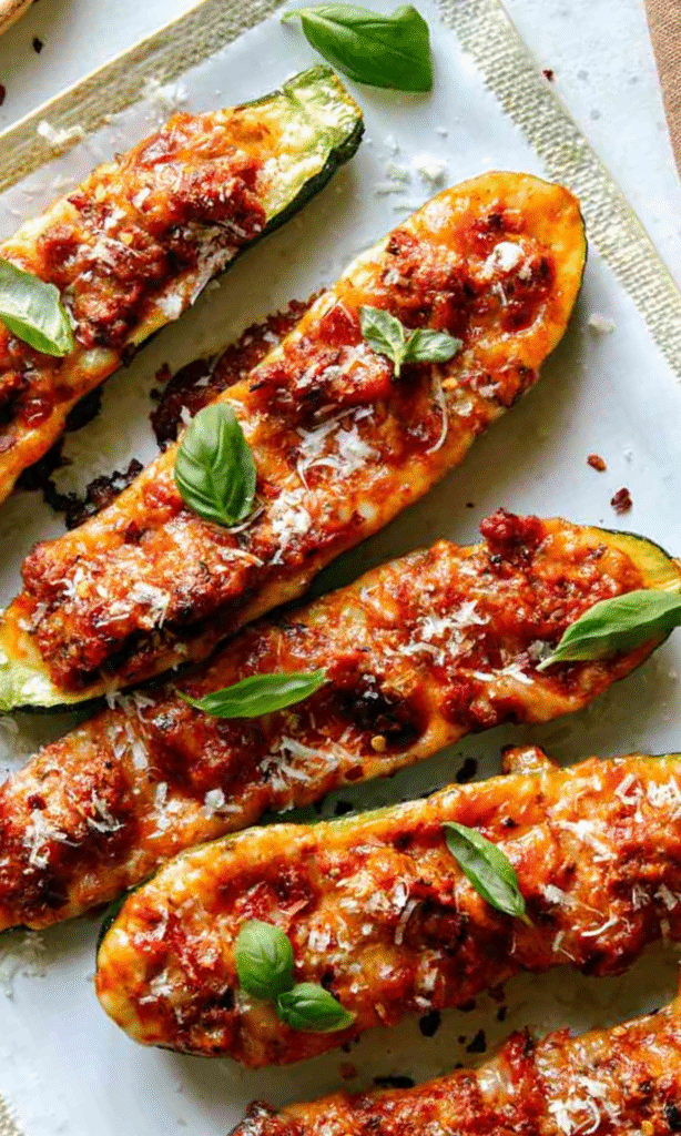 Easy Stuffed Zucchini Boats Recipe 1