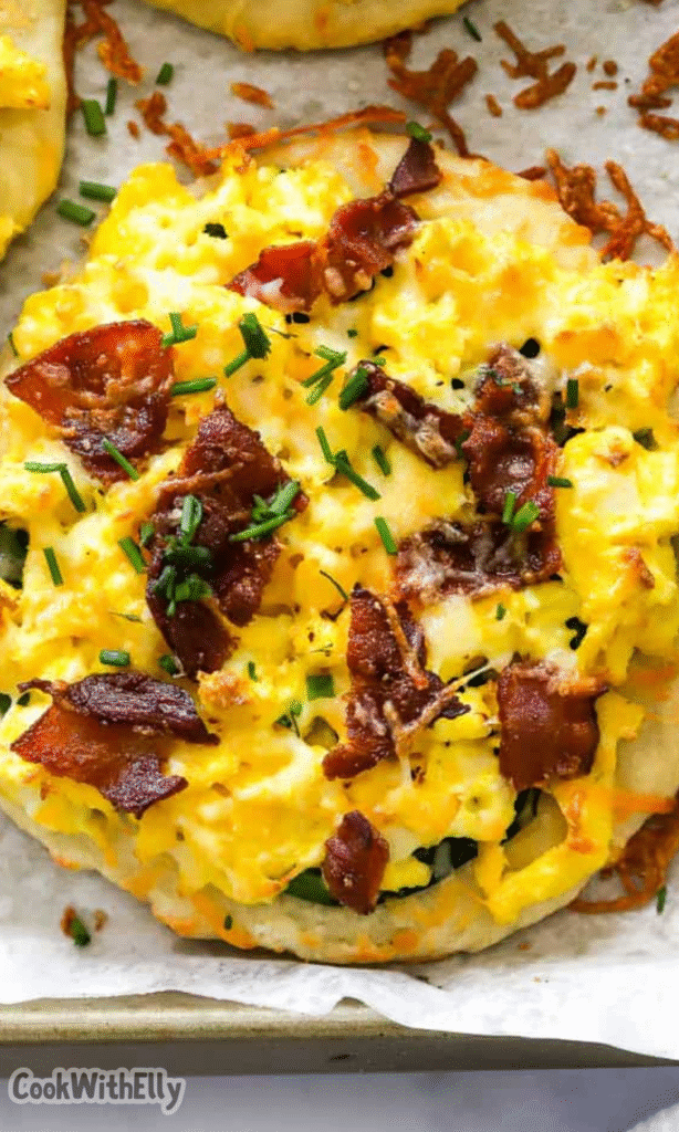 English Muffin Breakfast Pizza Recipe