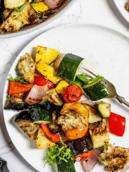 Grilled Vegetable Salad for Summer