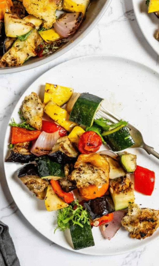 Grilled Vegetable Salad for Summer