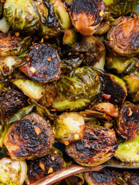 Honey Balsamic Brussels Sprouts