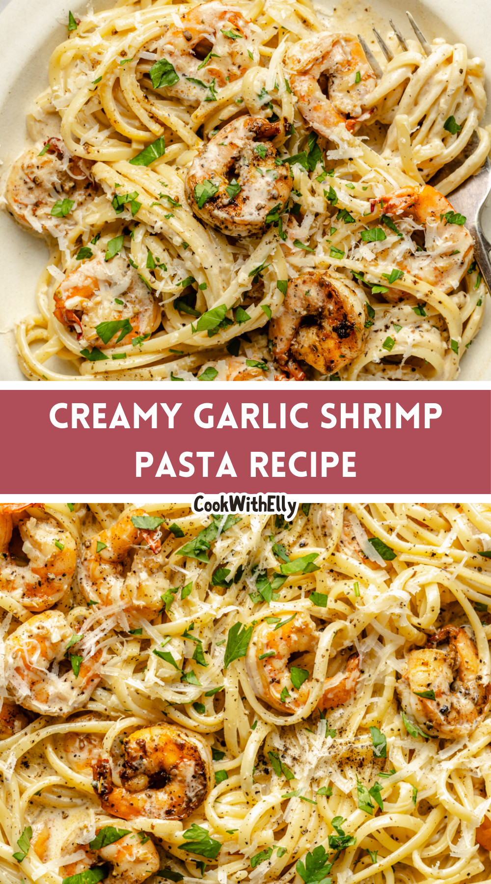 How to make Creamy Garlic Shrimp Pasta Recipe