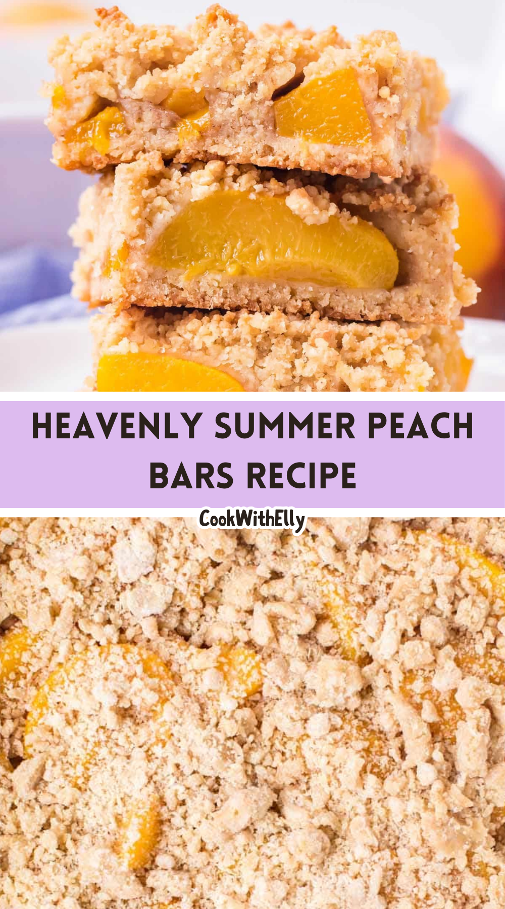 How to make Heavenly Summer Peach Bars Recipe