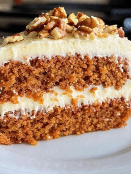 Pineapple Carrot Cake with Cream Cheese Frosting Recipe
