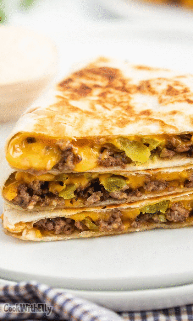 Smash Burger Quesadilla Recipe