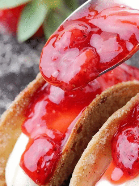 Strawberry Crunch Cheesecake Tacos Recipe