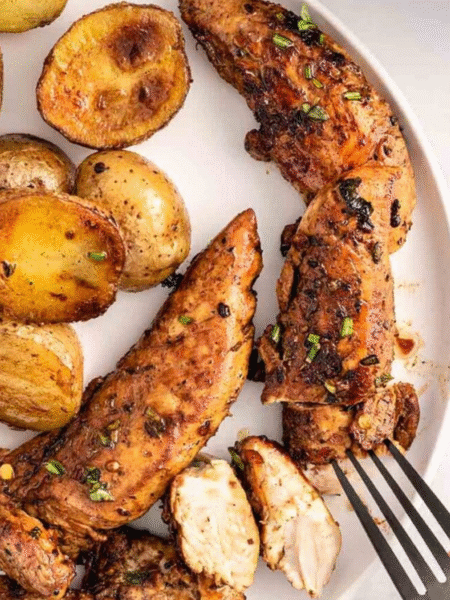 Garlic Butter Chicken and Potato Skillet Recipe