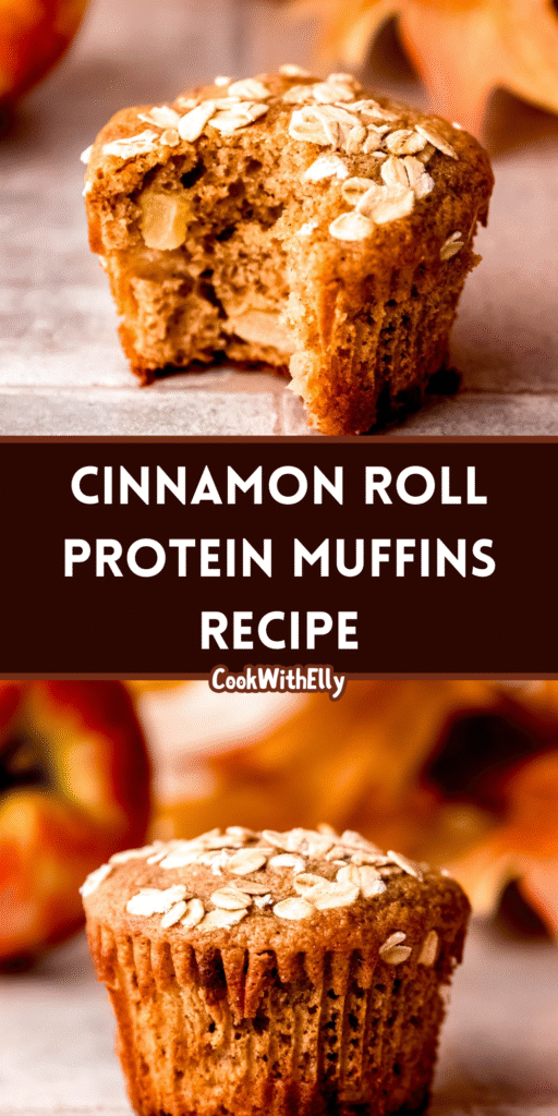 How to make Cinnamon Roll Protein Muffins Recipe