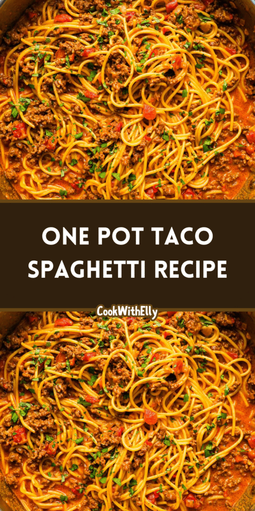 How to make One Pot Taco Spaghetti Recipe