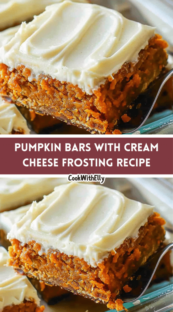How to make Pumpkin Bars with Cream Cheese Frosting Recipe