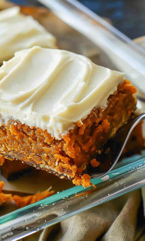 Pumpkin Bars with Cream Cheese Frosting Recipe