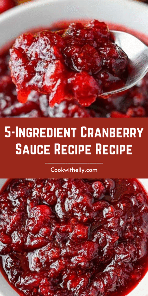 5-Ingredient Cranberry Sauce Recipe Recipe