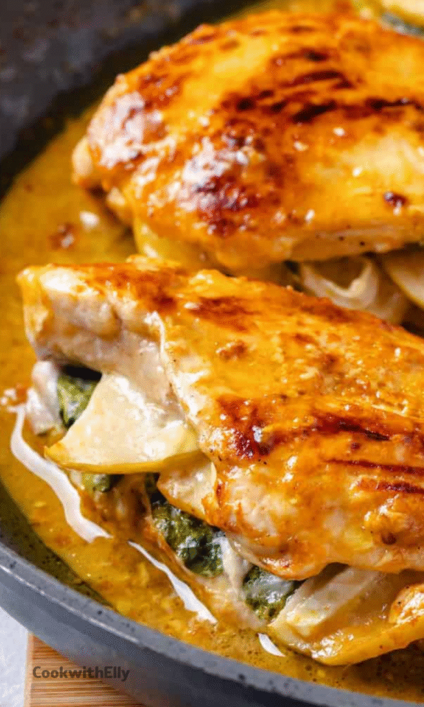 Apple Brie Stuffed Chicken Recipe