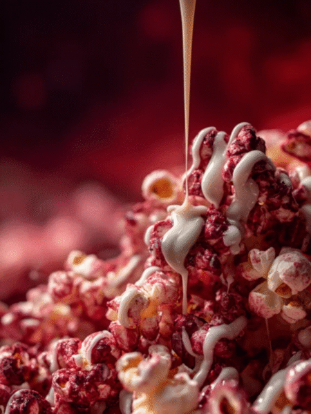 Bloody Red Velvet Popcorn Recipe