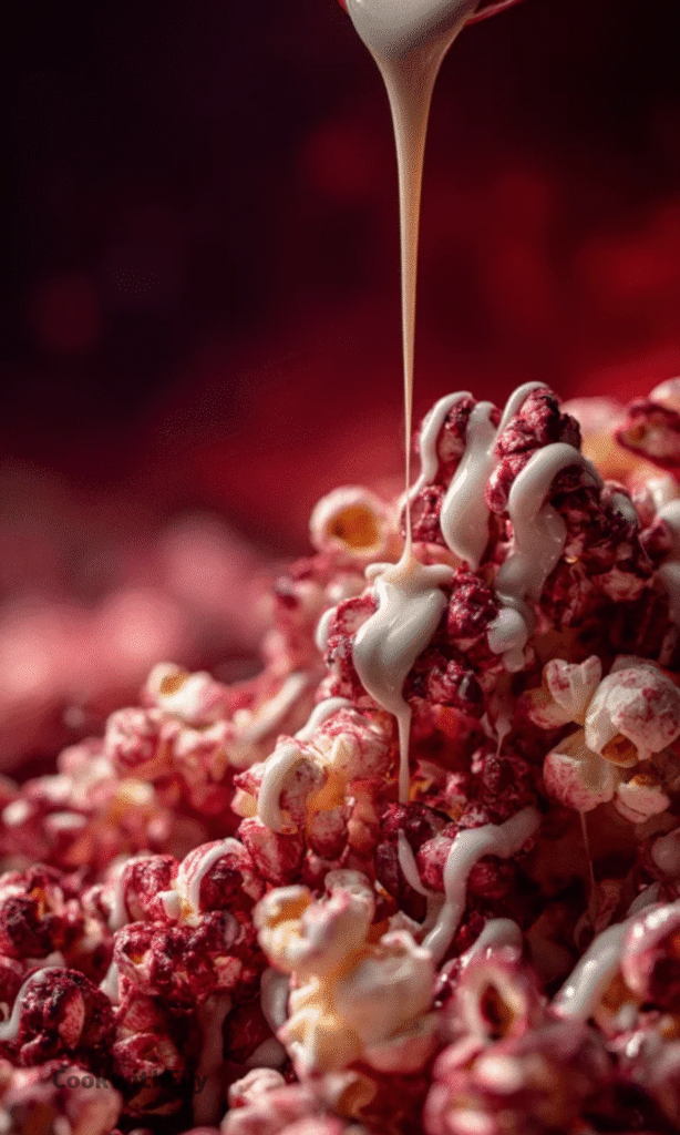 Bloody Red Velvet Popcorn Recipe