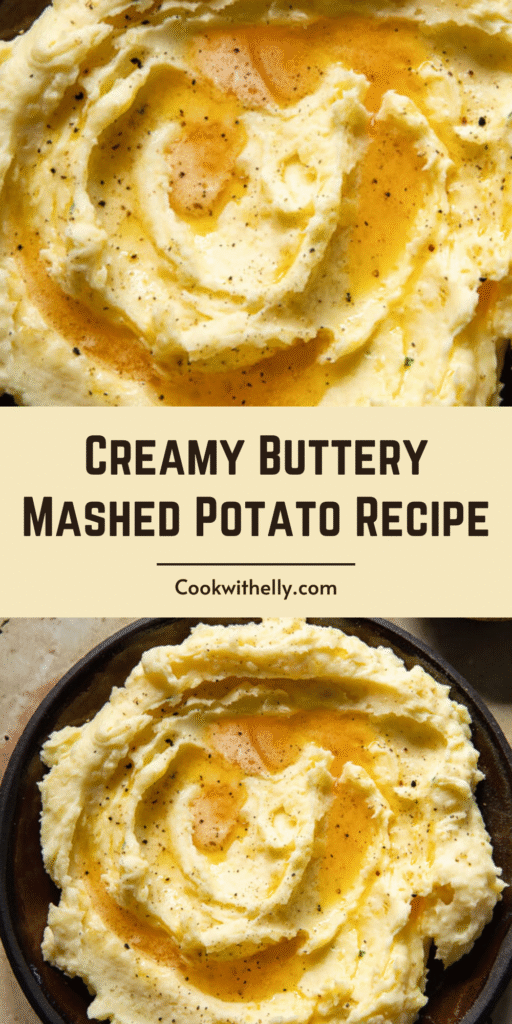 Creamy Buttery Mashed Potato Recipe