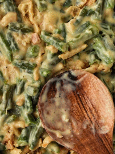 Creamy Green Bean Casserole from Scratch Recipe