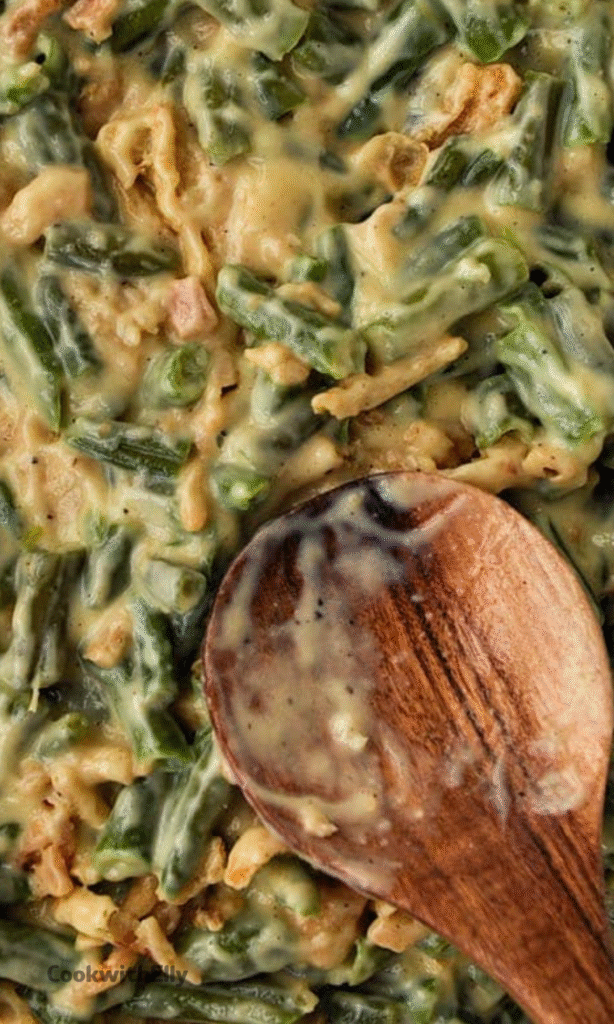 Creamy Green Bean Casserole from Scratch Recipe