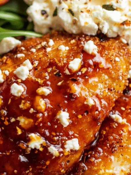 Crispy Hot Honey Feta Chicken Recipe