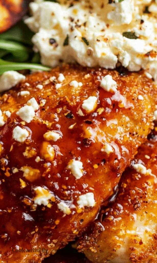 Crispy Hot Honey Feta Chicken Recipe