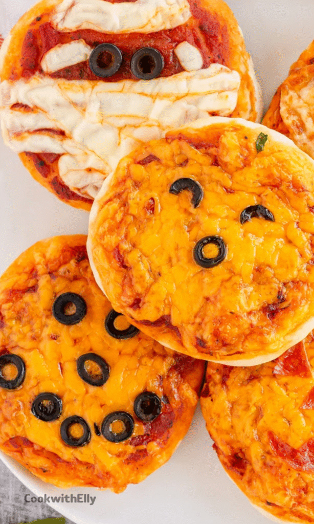 Halloween Mini Pizzas Recipe