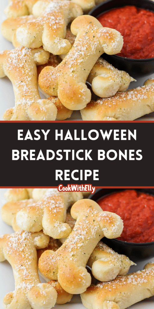 How to make Easy Halloween Breadstick Bones Recipe1