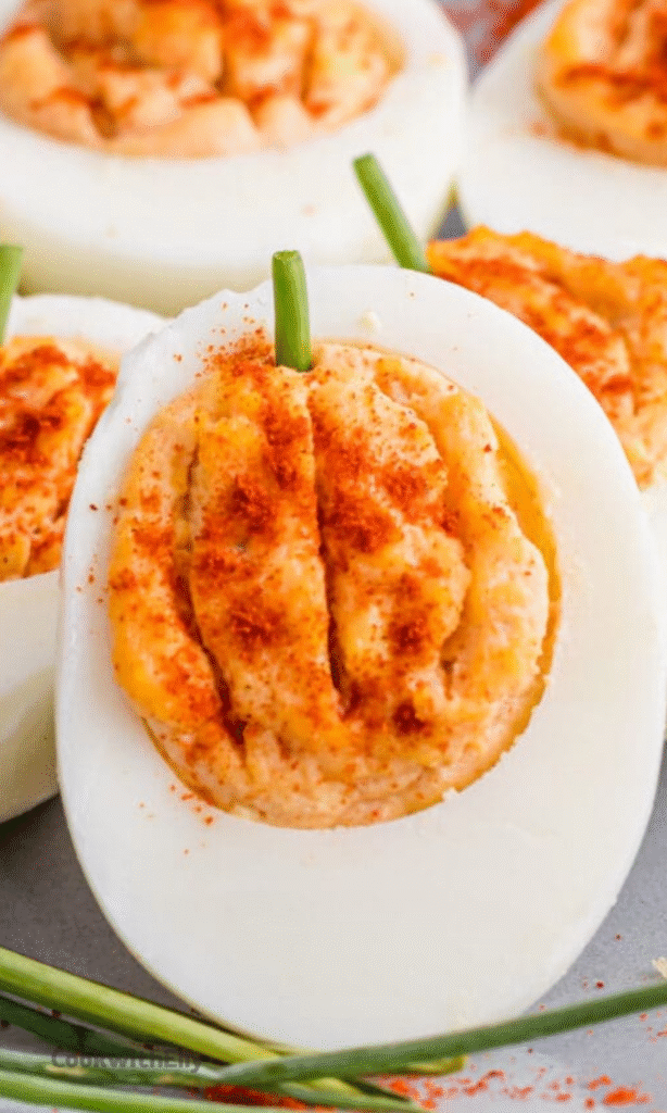Pumpkin Deviled Eggs Recipe