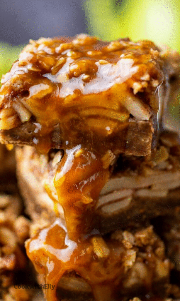Salted Caramel Apple Pie Bars Recipe