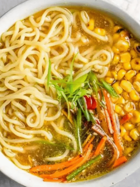 Vegan Ramen Noodle Soup Recipe