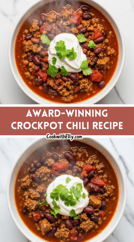 Award-Winning Crockpot Chili Recipe