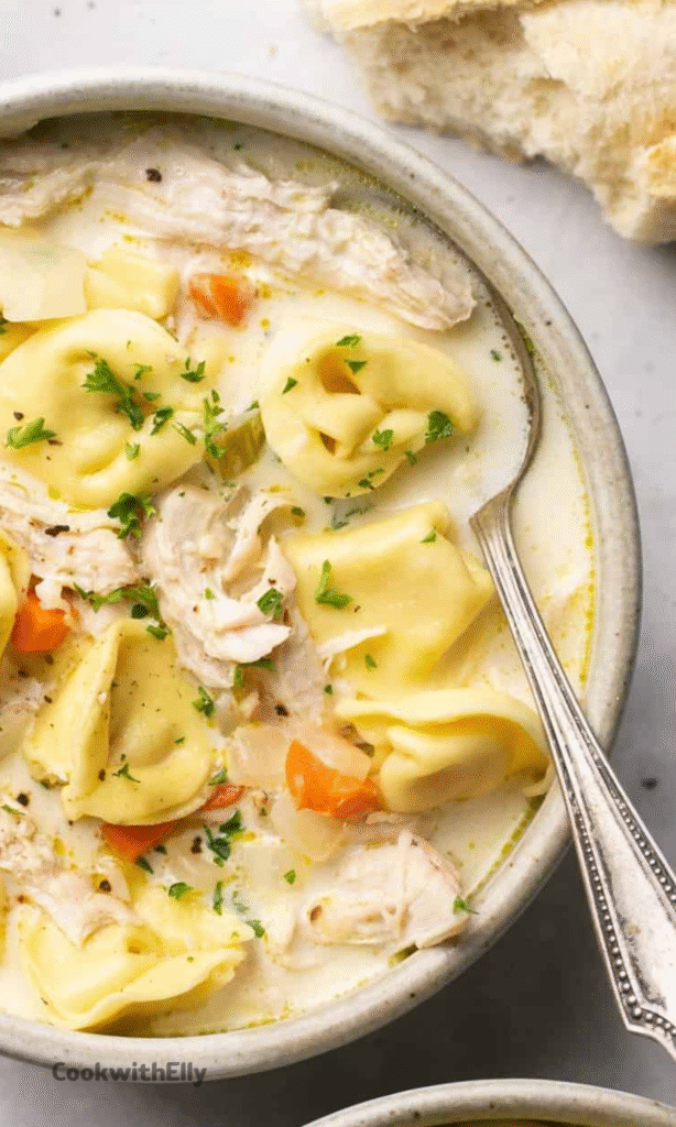 Chicken Tortellini Soup Recipe