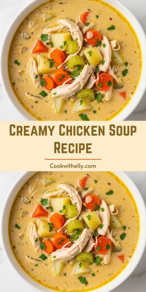 Creamy Chicken Soup Recipe (1)