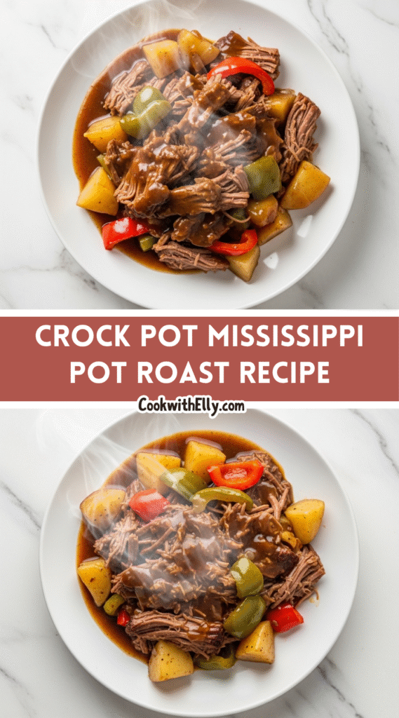 Crock Pot Mississippi Pot Roast Recipe