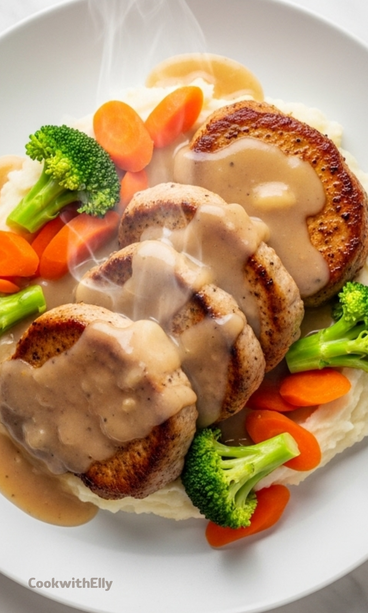Crock Pot Pork Chops Recipe (with gravy) - cookwithelly.com