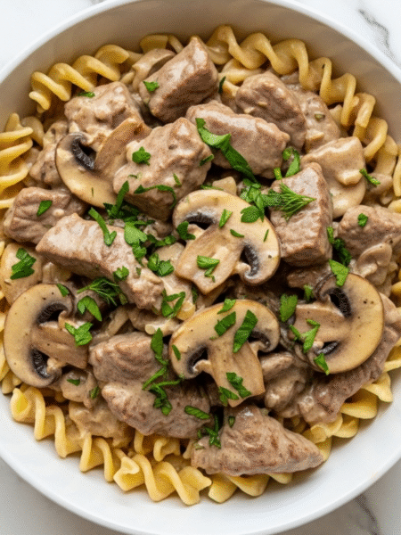 Crockpot Beef Stroganoff Recipe