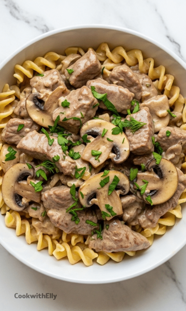 Crockpot Beef Stroganoff Recipe