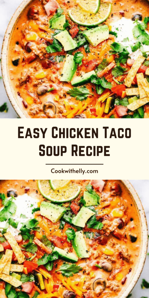 Easy Chicken Taco Soup Recipe
