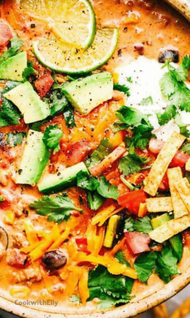 Easy Chicken Taco Soup Recipe