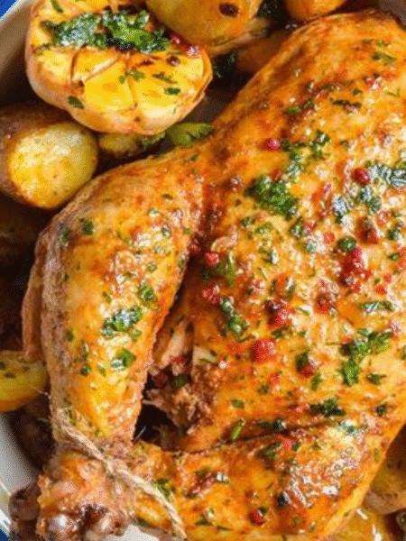 Roast Chicken with Root Vegetables Recipe