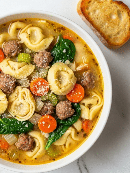 Sausage Tortellini Soup Recipe