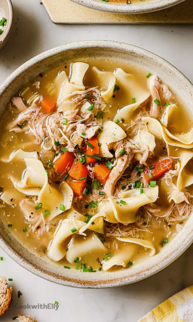 Slow Cooker Chicken Noodle Soup Recipe